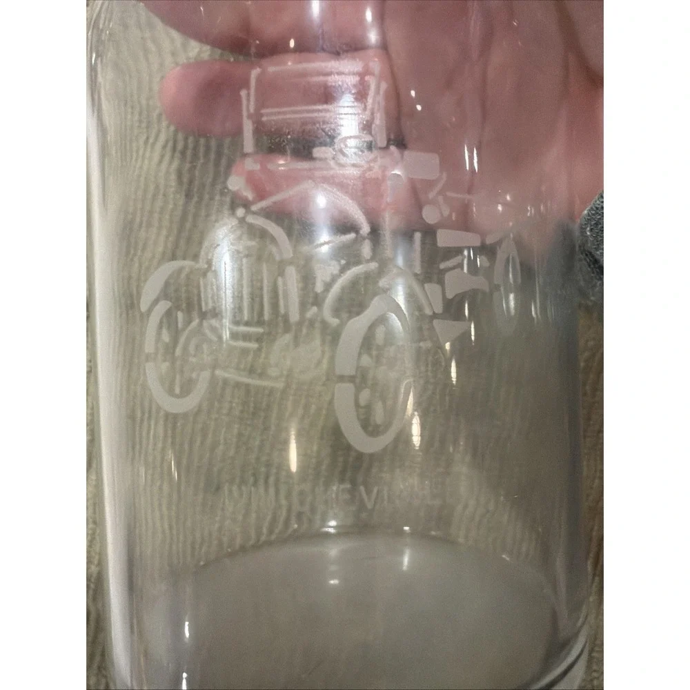 Set Of 8 Vtg Federal Glass Nordic Barware  With Etched Classic Car &2 Server0051